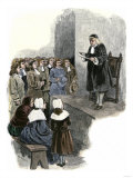 Buy Recantation in Boston of Judge Sewall after the Salem Witchcraft Trials, 1690s at AllPosters.com
