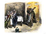 Buy Tituba Telling Witchcraft Tales to Children in Salem, 1690s at AllPosters.com