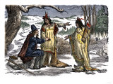Roger Williams Welcomed by Rhode Island Native Americans, 1635