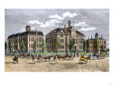 Buy Carriage Traffic around Capitol Square in Boise, Idaho, c.1890 at AllPosters.com