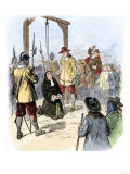 Buy Execution of Reverend Burroughs of Wells, Maine, for Witchcraft, Salem, 1692 at AllPosters.com