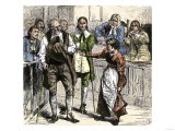 Buy Giles Corey Accused by a Witness at the Salem Witchcraft Trials, 1690s at AllPosters.com