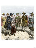 Buy Captain Alden Accused by a Child During the Salem Witchcraft Hysteria, 1690s at AllPosters.com