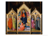 Buy The Virgin Giving Her Girdle to Saint Thomas with Four Saints at AllPosters.com