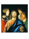 Buy The Redeemer Giving His Blessing Among Four Apostlews at AllPosters.com