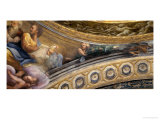 Buy Putto with Fruit Above the Pendentive with Saints Jerome and Matthew at AllPosters.com