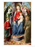 Buy Madonna and Child with Angels and Saints at AllPosters.com