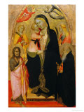 Madonna and Child Enthroned with Saints Giclee Print