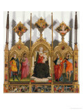Buy Triptych of the Virgin and Child with Saints at AllPosters.com