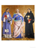 Buy St. Vincent, St. Illuminata and St. Nicholas of Tolentino at AllPosters.com