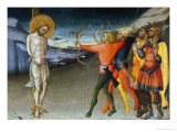 Buy Triptych of the Virgin and Child with Saints: Martyrdom of Saint Christopher at AllPosters.com