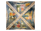 Buy Volta Della Cappella Branda Con Evangelisti E Padri Della Chiesa at AllPosters.com