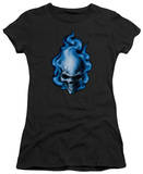 Juniors: Lethal Threat - Blue Flame Skull T-Shirt