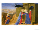 Buy Cortona Altarpiece Showing the Annunciation, Predella: Visitation at AllPosters.com