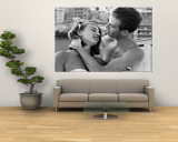 Buy Italian Man Combing His Girlfriend's Hair at AllPosters.com