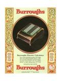 Buy Equipment Burroughs, Adding Machines, Accountants, USA, 1920 at AllPosters.com