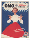 Omo, Washing Powder Detergent, UK, 1950