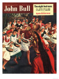 Buy John Bull, Pancakes Day Races Magazine, UK, 1951 at AllPosters.com