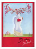 Schiaparelli Shocking, Hearts Surrealism Art, UK, 1930
