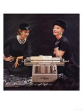 Buy Burroughs Sensimatic Adding Machines Equipment, USA, 1950 at AllPosters.com