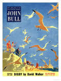 John Bull, Holiday Beaches Seagulls Magazine, UK, 1953