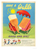 Buy Wall's, Ice-Cream, UK, 1950 at AllPosters.com