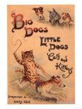 Cats and Dogs Illustrations Louis Wain, UK, 1910