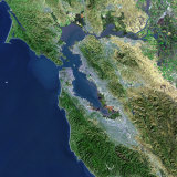 Buy San Francisco, California, Satellite View at AllPosters.com