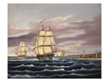 The U.S. Frigate United States and the Captured H. B. M. Frigate Macedonian Off Sandy Hook