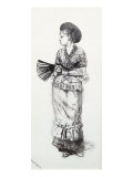 Girl with Fan
