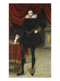 Buy Portrait of James Hay 1st Earl of Carlisle Wearing a Black Doublet and Hose at AllPosters.com