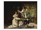 Buy Arranging Flowers, 1874 at AllPosters.com