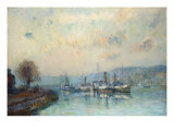 From the Boathouse, Outskirts of Rouen, au Garage, Environs de Rouen