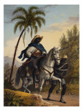 Buy Captain of the Forest with a Prisoner, Voyage Pittoresque Dans Le Bresil at AllPosters.com