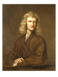 Portrait of Sir Isaac Newton, the Great Philosopher, Mathematician and Astronomer