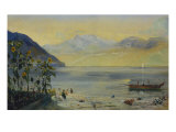 Buy Lake Leman with the Dents du Midi in the Distance, 1863 at AllPosters.com