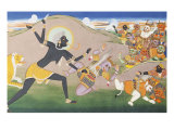 Buy Kali Slaying Demons. Illustration to the Markanddeya Purana. Jaipur, c.1800-1820 at AllPosters.com