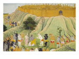 Buy Rama and Lakshmana in Counsel with the Monkey and Bear Allies, c.1800 at AllPosters.com