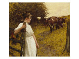 Buy Back from the Commom, Heyshott, West Sussex, 1890's at AllPosters.com