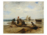 Buy Fisherfolk Along a Shore at AllPosters.com