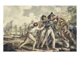 Buy Captain Burney Discovering His Murdered Shipmates', from the Voyages of Captain Cook at AllPosters.com