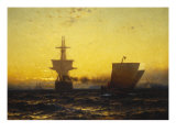 Ships in Full Sail Giclee Print