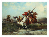 Buy Warring Arab Horsemen, Combats Des Cavaliers Arabes at AllPosters.com