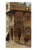 Buy Figures by the Loggia Del Bigallo Florence, 19th Century at AllPosters.com