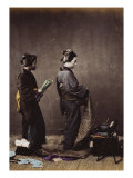 Buy Japanese Women Dressing, c.1870-80 at AllPosters.com