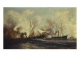 U.S.S. Kearsarge Sinking the Alabama