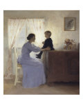 Mother and Child in an Interior, 1898 Giclee Print