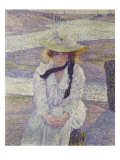 Buy Young Woman on the Banks of the Greve, Jeune Femme au Bord de La Greve, 1901 at AllPosters.com