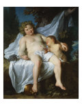 Buy The Young Bacchus with a Satyr at AllPosters.com