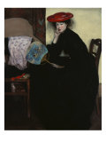 Buy Model with a Japanese Fan at AllPosters.com